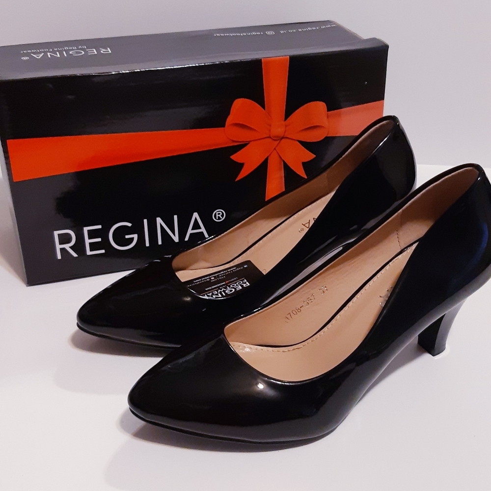 Patent leather pumps 2.5"